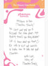 Pink Handwritten Note - Sample Phantom Towels